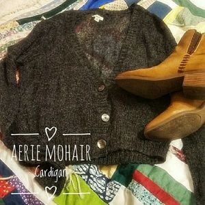 Aerie Mohair Cardigan